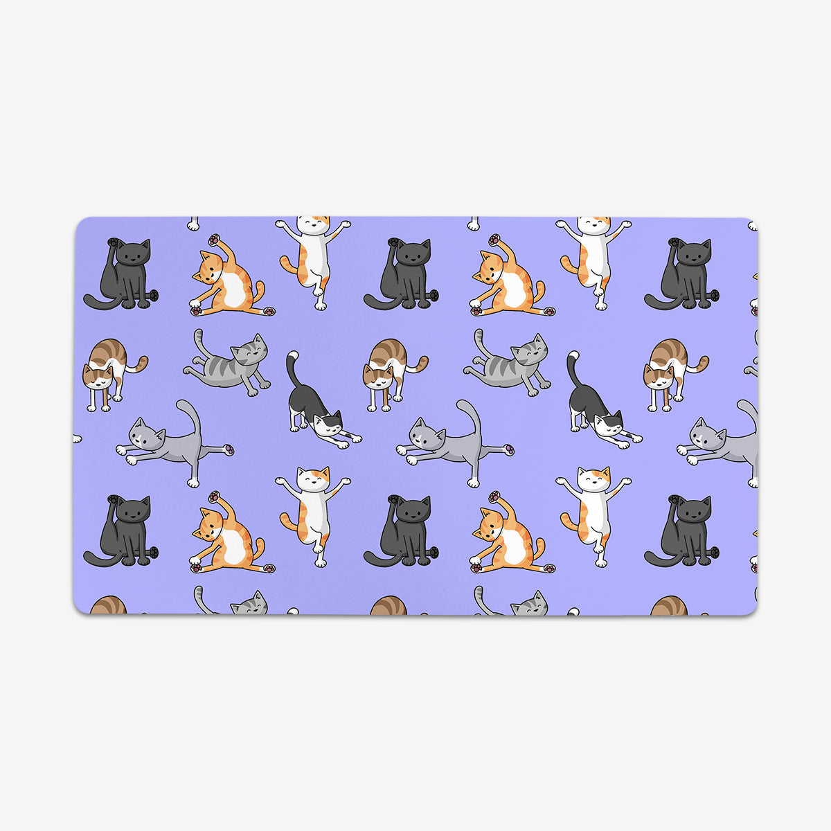 Yoga Cats Playmat - Premium Playmat from Inked Gaming - Just $34.99! Shop now at Game Crave Tournament Store