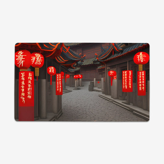 Streets of China Playmat - Premium Playmat from Inked Gaming - Just $34.99! Shop now at Game Crave Tournament Store
