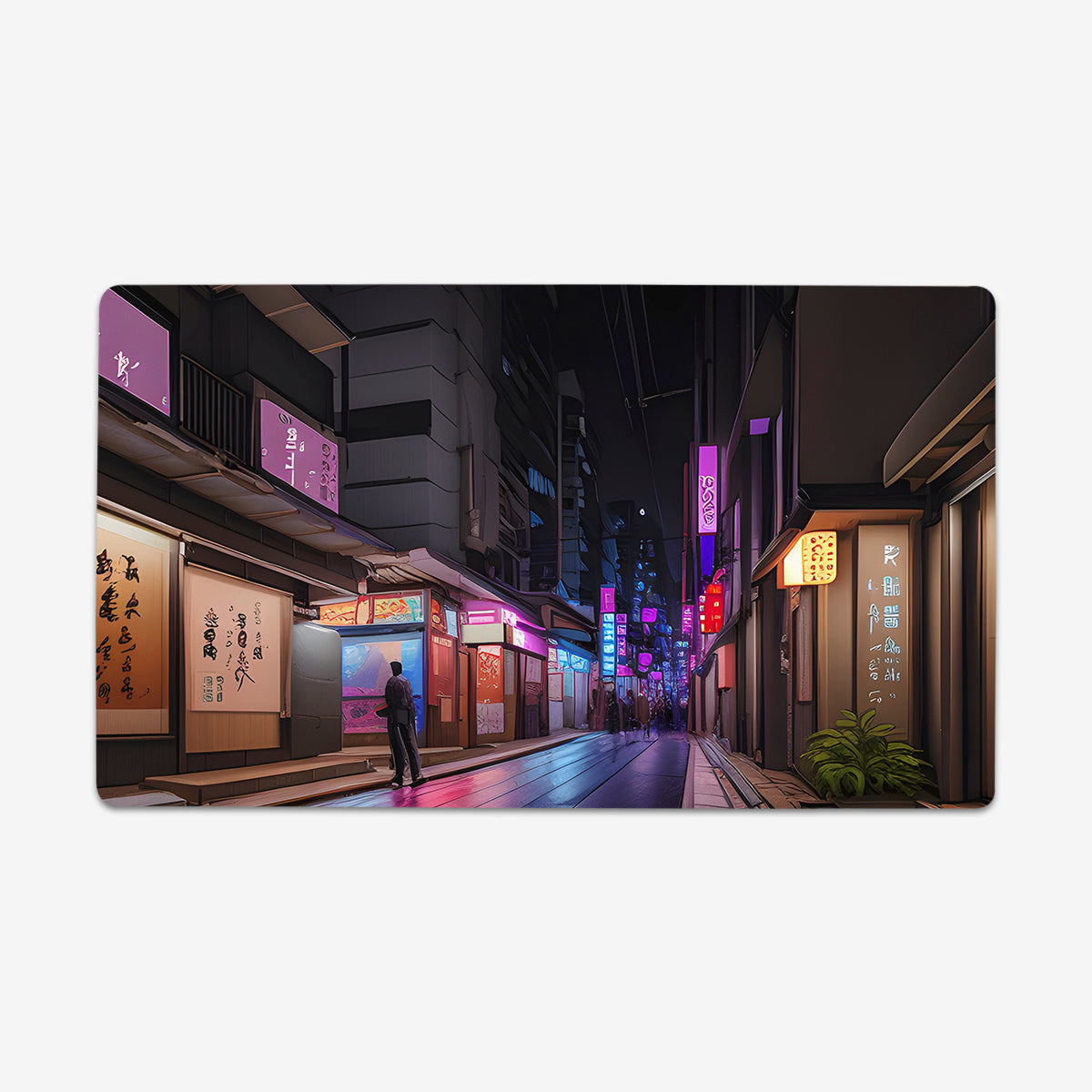 Streets of Modern Japan Playmat - Premium Playmat from Inked Gaming - Just $34.99! Shop now at Game Crave Tournament Store