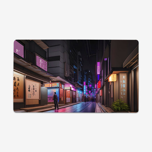 Streets of Modern Japan Playmat - Premium Playmat from Inked Gaming - Just $34.99! Shop now at Game Crave Tournament Store