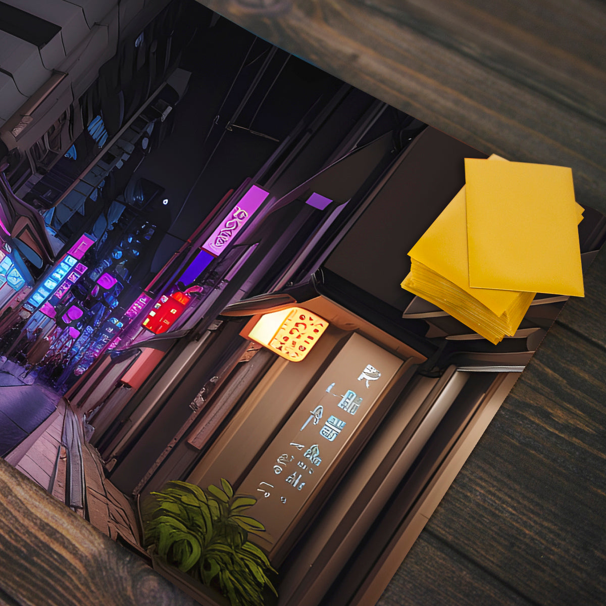Streets of Modern Japan Playmat - Premium Playmat from Inked Gaming - Just $34.99! Shop now at Game Crave Tournament Store