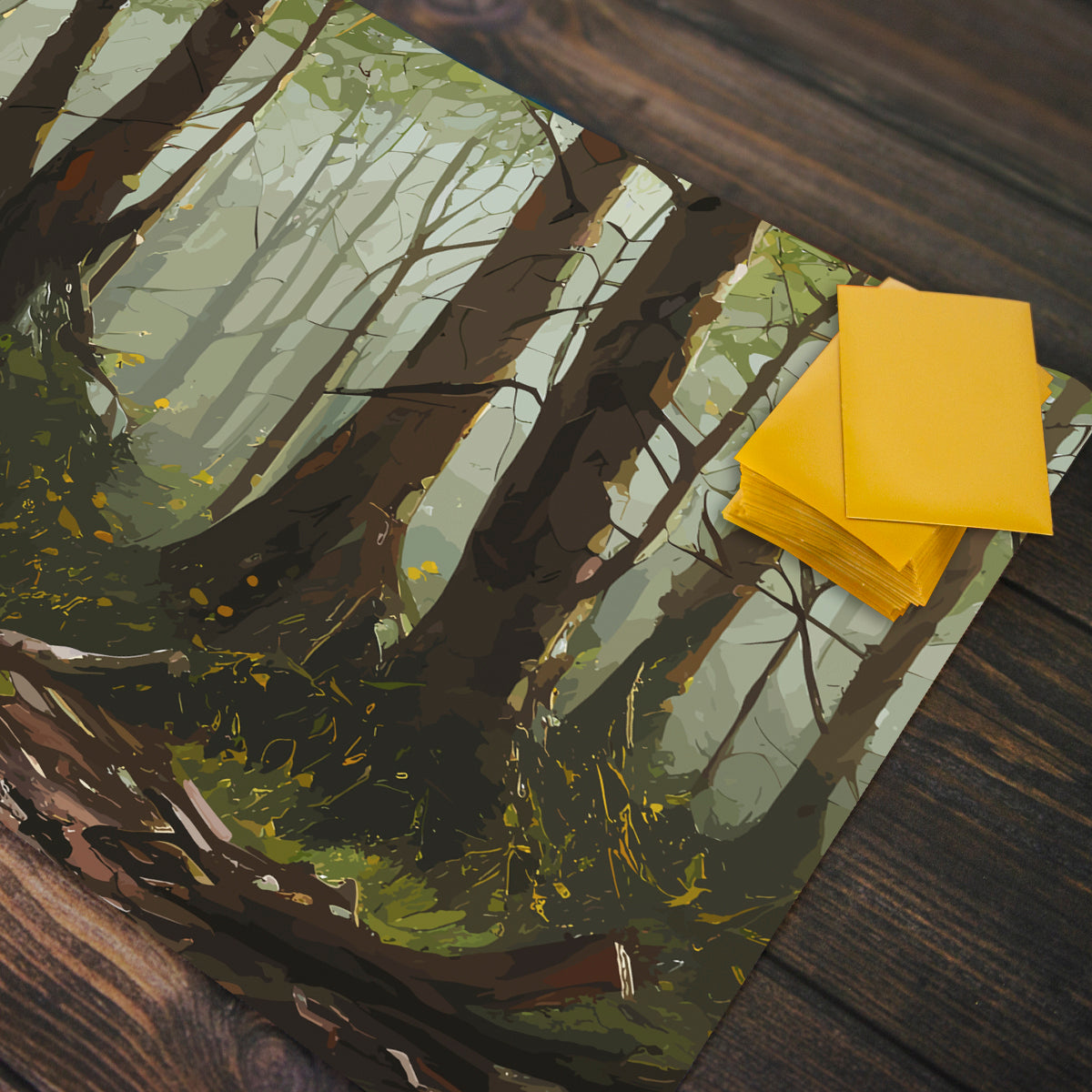 The Woods Playmat - Premium Playmat from Inked Gaming - Just $34.99! Shop now at Game Crave Tournament Store