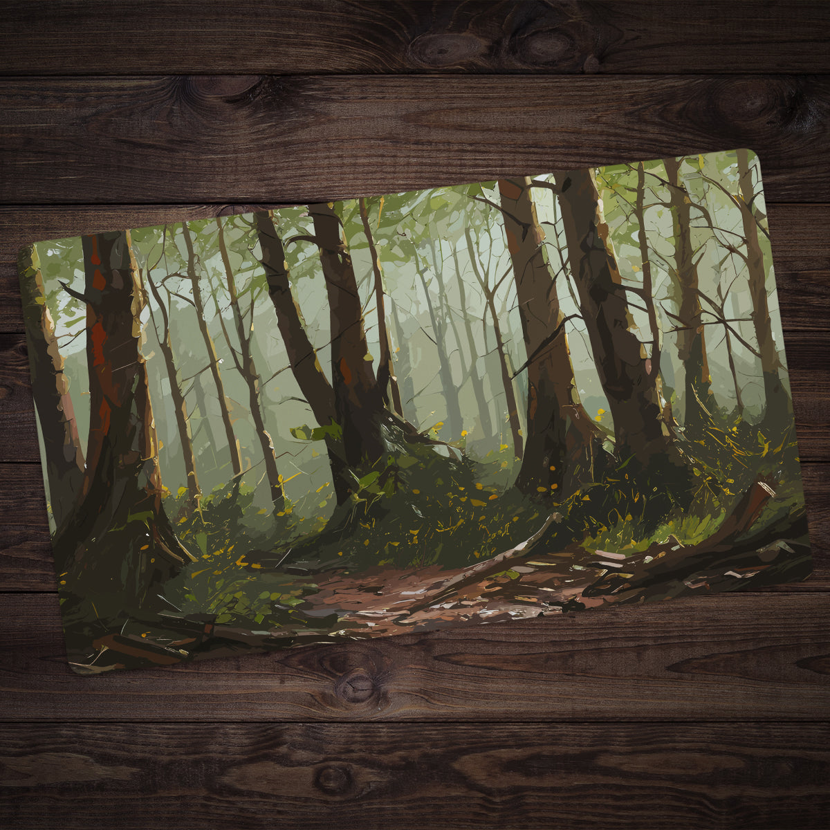 The Woods Playmat - Premium Playmat from Inked Gaming - Just $34.99! Shop now at Game Crave Tournament Store
