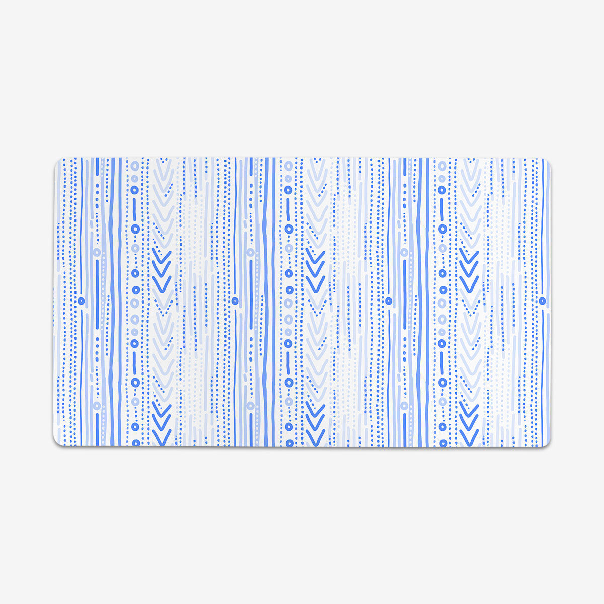 Tribal Blue Playmat - Premium Playmat from Inked Gaming - Just $34.99! Shop now at Game Crave Tournament Store