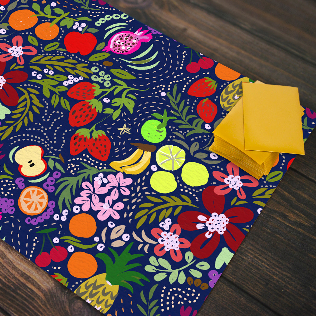 Tropical Fruit Fusion Playmat - Premium Playmat from Inked Gaming - Just $34.99! Shop now at Game Crave Tournament Store