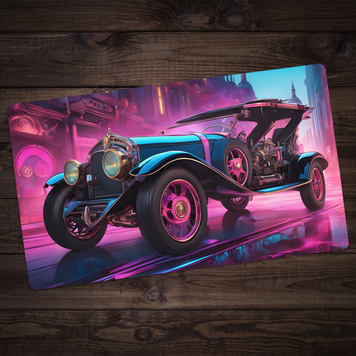 Vintage Neon Playmat - Premium Playmat from Inked Gaming - Just $34.99! Shop now at Game Crave Tournament Store