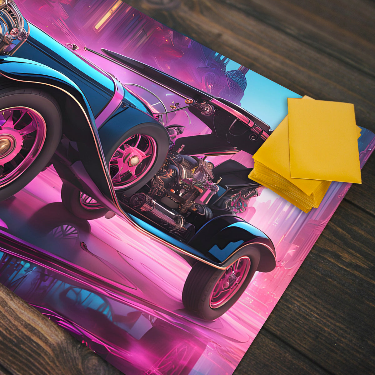 Vintage Neon Playmat - Premium Playmat from Inked Gaming - Just $34.99! Shop now at Game Crave Tournament Store