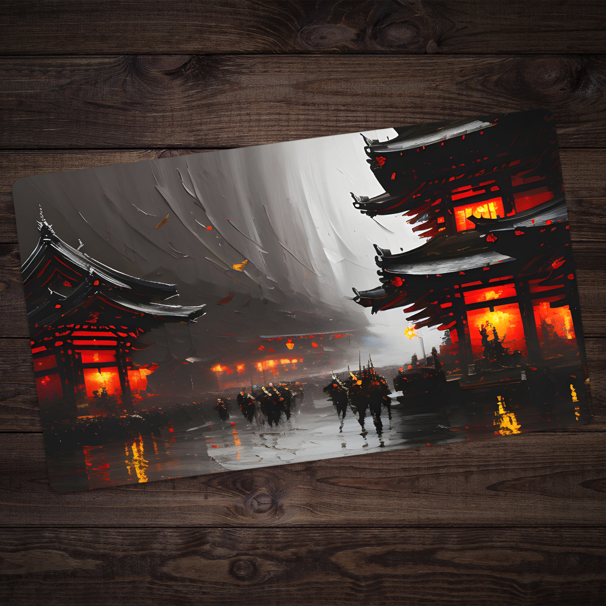 War of the Samurai Playmat - Premium Playmat from Inked Gaming - Just $34.99! Shop now at Game Crave Tournament Store