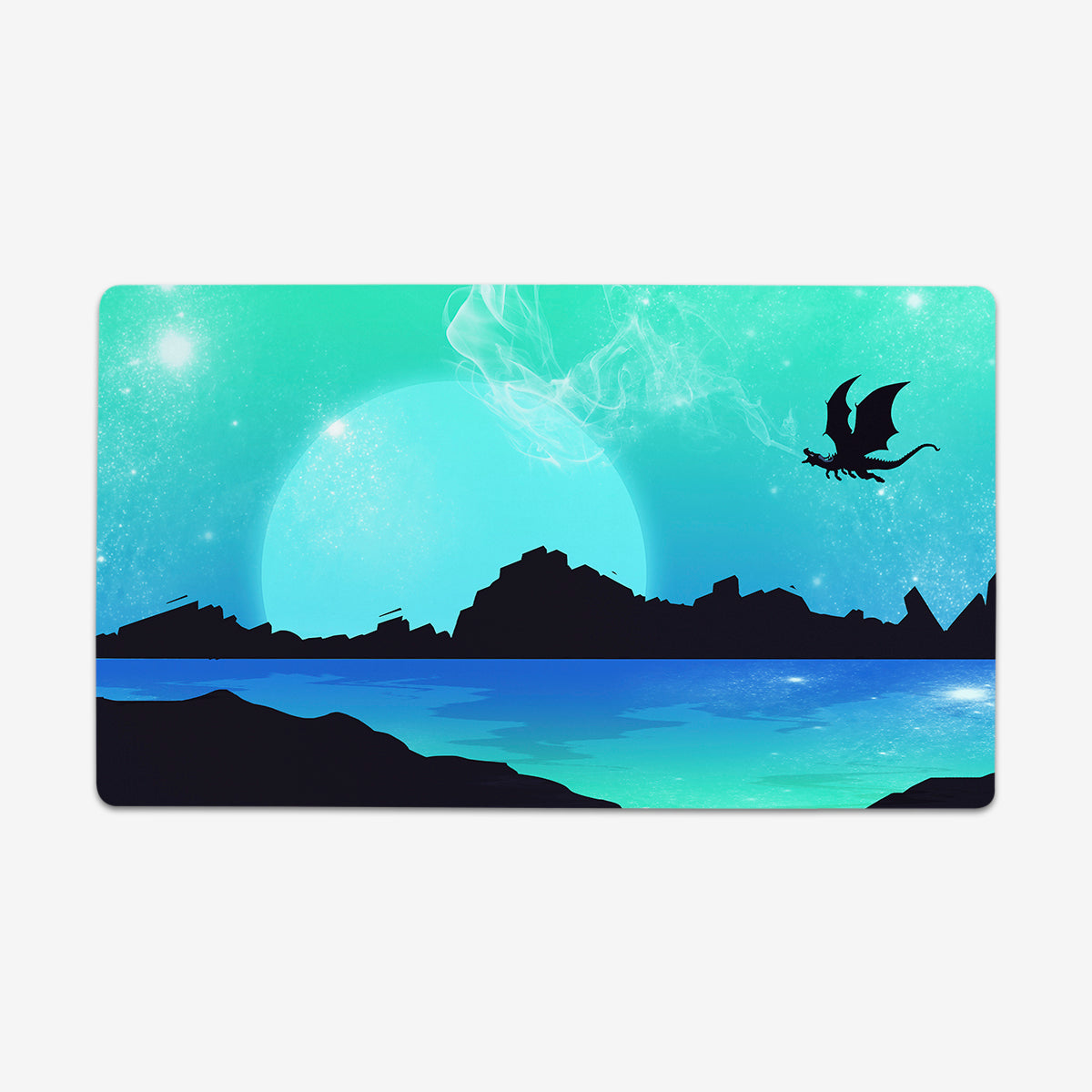 Synth Dragon Dreamscape Playmat - Premium Playmat from Inked Gaming - Just $34.99! Shop now at Game Crave Tournament Store