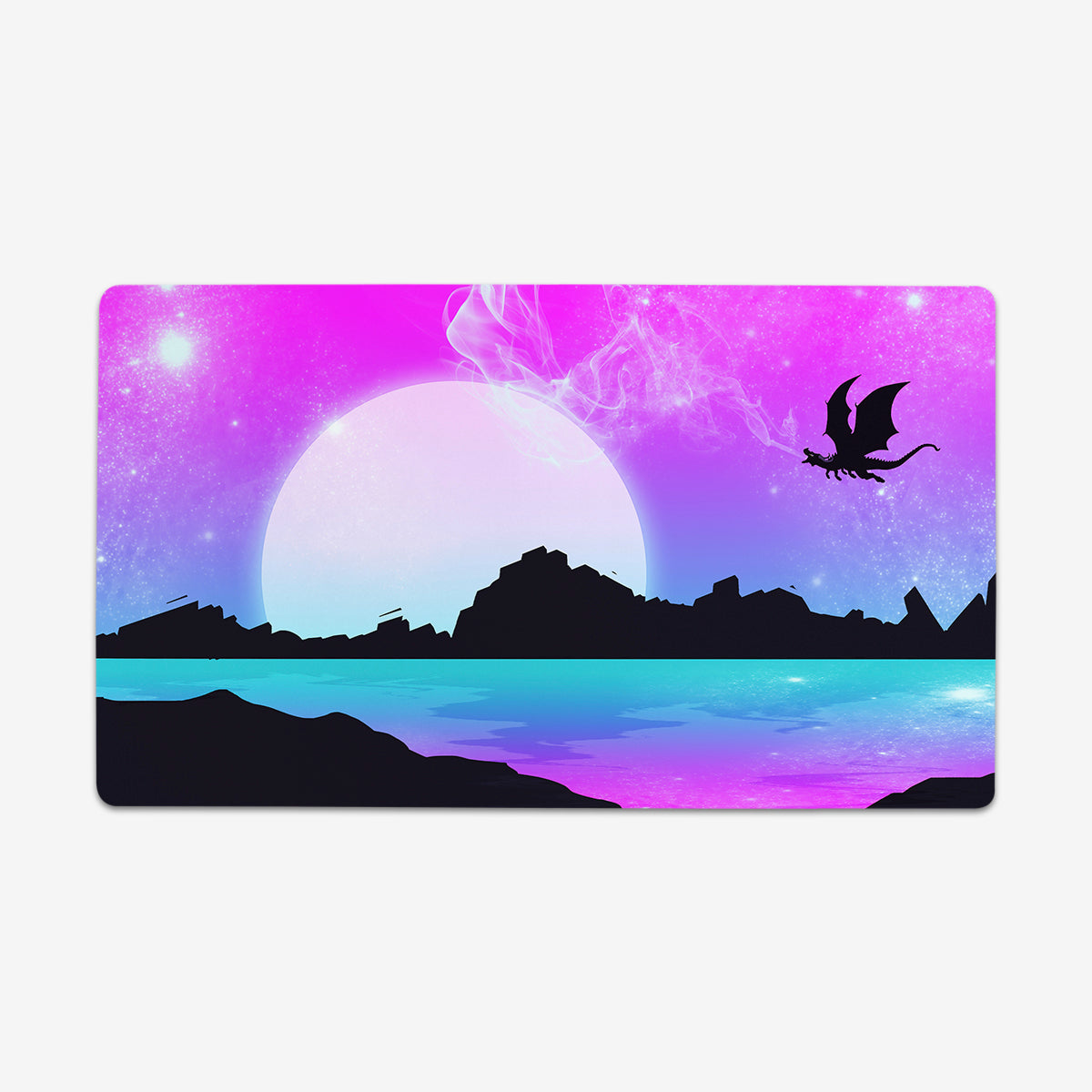 Synth Dragon Dreamscape Playmat - Premium Playmat from Inked Gaming - Just $34.99! Shop now at Game Crave Tournament Store