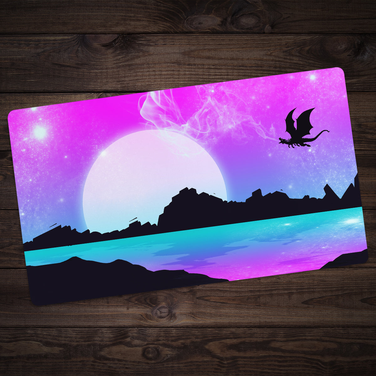 Synth Dragon Dreamscape Playmat - Premium Playmat from Inked Gaming - Just $34.99! Shop now at Game Crave Tournament Store