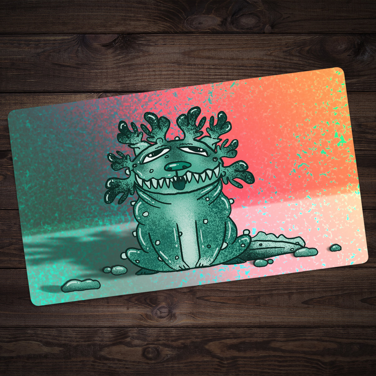 The Green Pibbletoad Playmat - Premium Playmat from Inked Gaming - Just $34.99! Shop now at Game Crave Tournament Store
