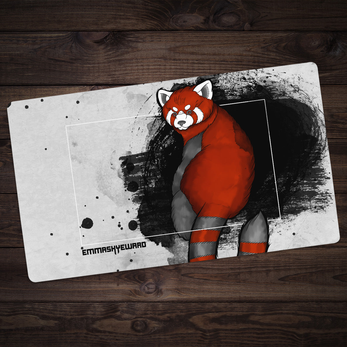 Staring Panda Playmat - Premium Playmat from Inked Gaming - Just $34.99! Shop now at Game Crave Tournament Store
