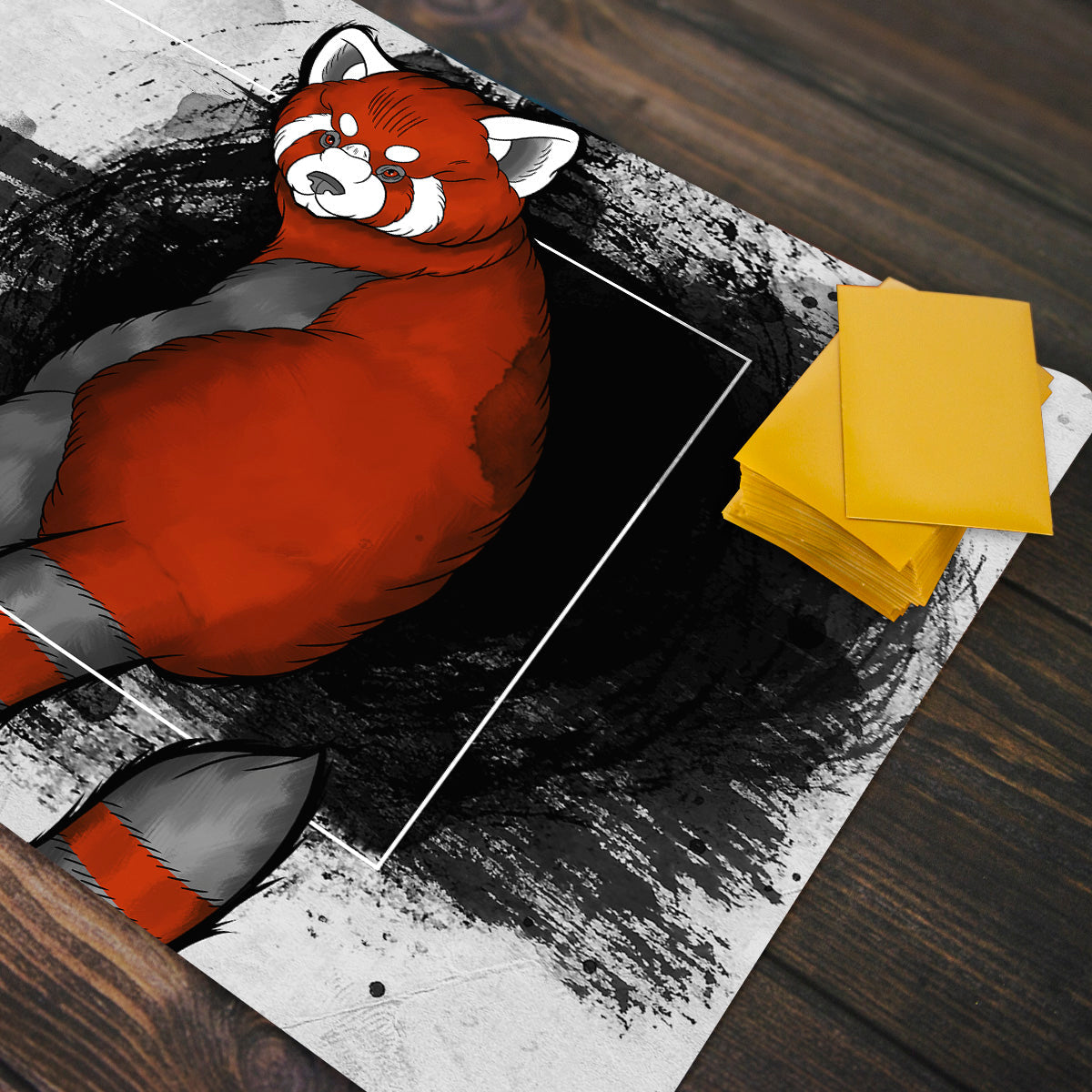 Staring Panda Playmat - Premium Playmat from Inked Gaming - Just $34.99! Shop now at Game Crave Tournament Store
