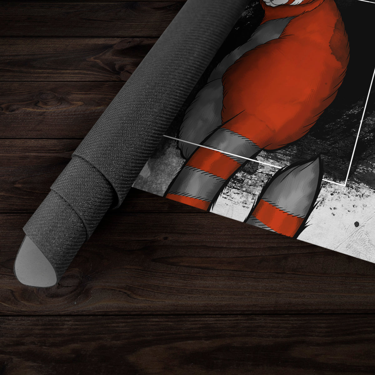 Staring Panda Playmat - Premium Playmat from Inked Gaming - Just $34.99! Shop now at Game Crave Tournament Store
