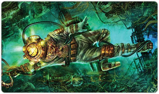 Steampunk Diver Playmat - Premium Playmat from Inked Gaming - Just $34.99! Shop now at Game Crave Tournament Store
