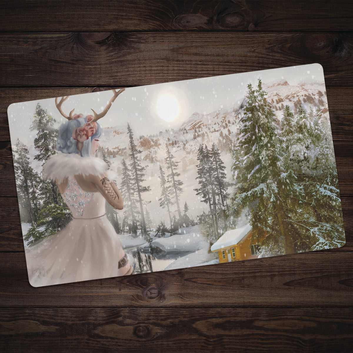 Snow Queen Playmat - Premium Playmat from Inked Gaming - Just $34.99! Shop now at Game Crave Tournament Store