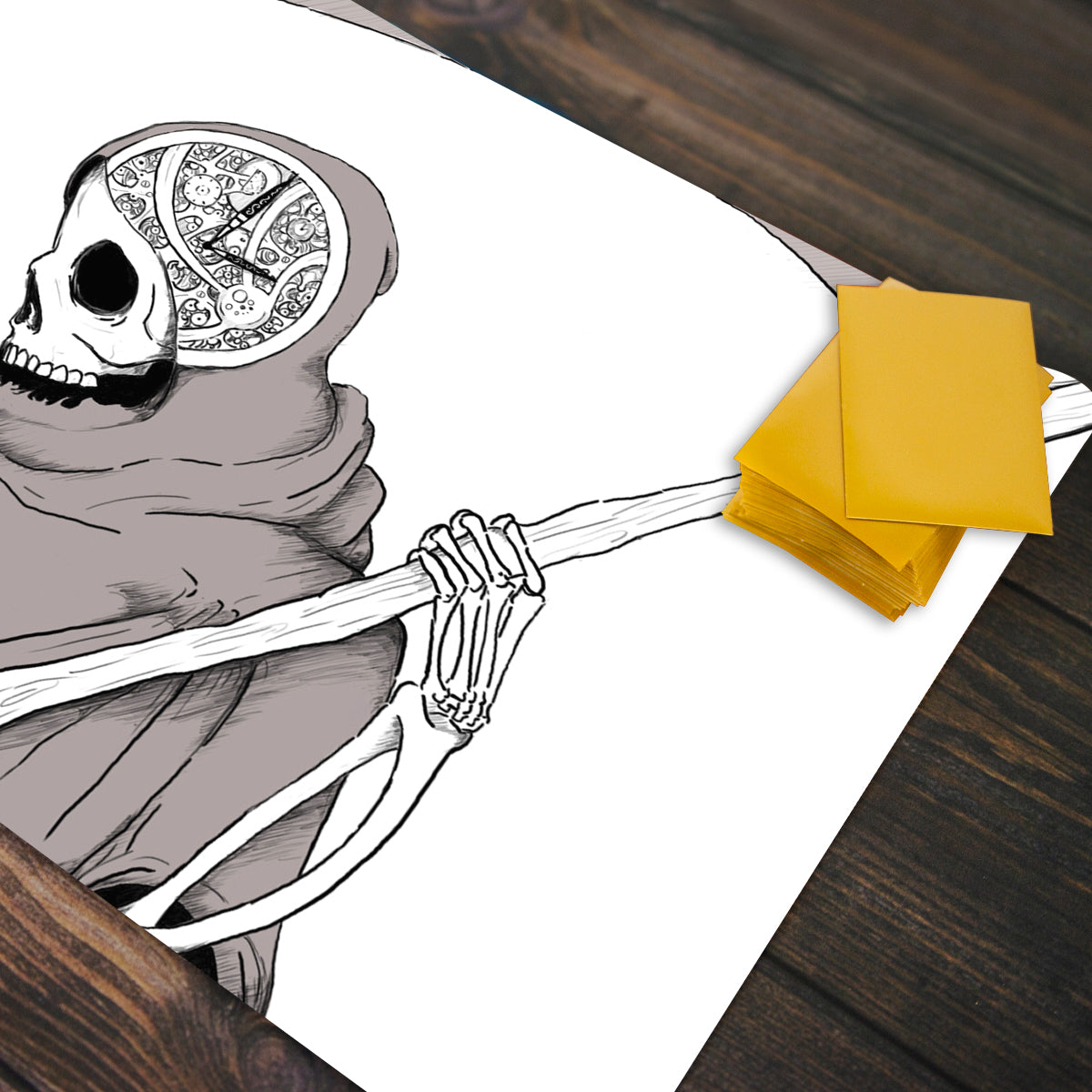 Time Death and Entropy Playmat - Premium Playmat from Inked Gaming - Just $34.99! Shop now at Game Crave Tournament Store