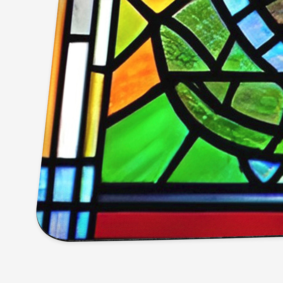 Stained Glass Dragon Slayer Playmat - Premium Playmat from Inked Gaming - Just $34.99! Shop now at Game Crave Tournament Store