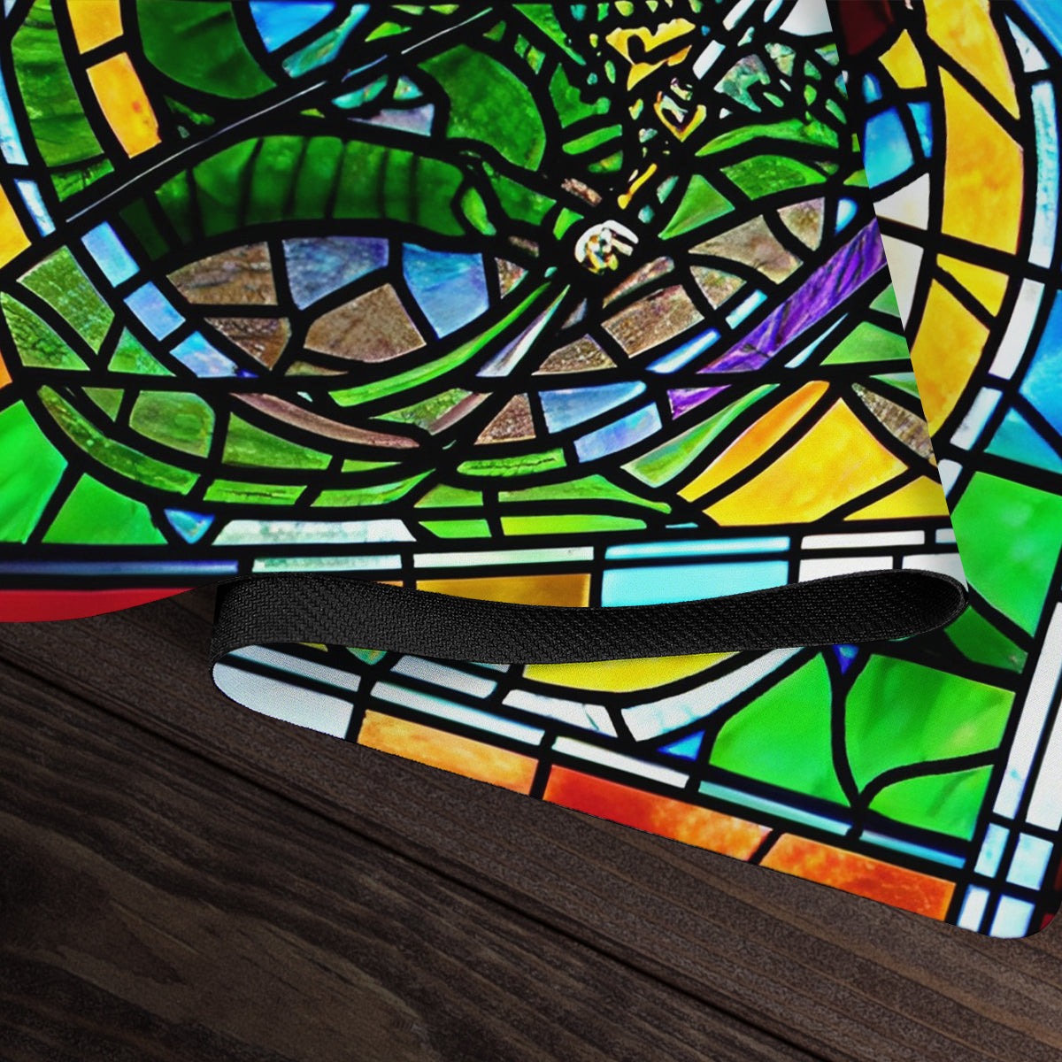 Stained Glass Dragon Slayer Playmat - Premium Playmat from Inked Gaming - Just $34.99! Shop now at Game Crave Tournament Store