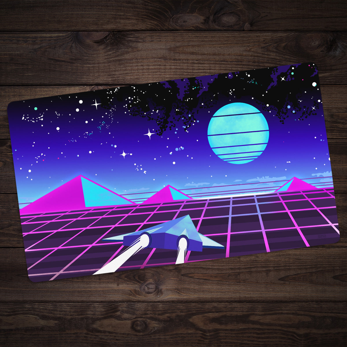 Space Race 3024 The Arcade Playmat - Premium Playmat from Inked Gaming - Just $34.99! Shop now at Game Crave Tournament Store