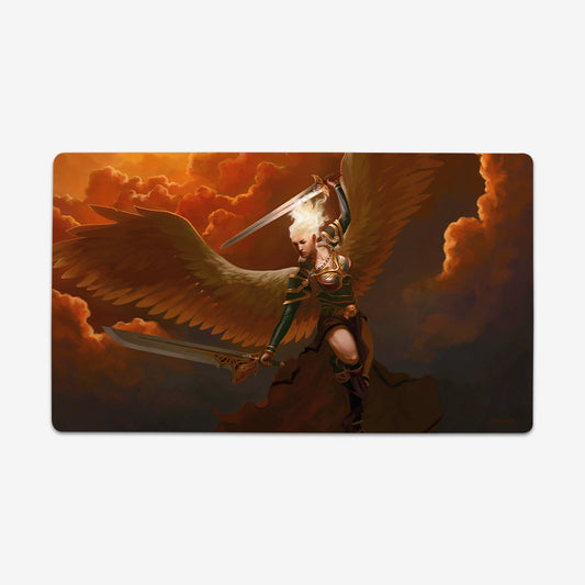 Warrior Angel Playmat - Premium Playmat from Inked Gaming - Just $34.99! Shop now at Game Crave Tournament Store