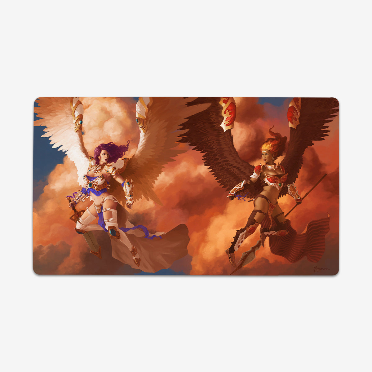 Wrath vs Fury Playmat - Premium Playmat from Inked Gaming - Just $34.99! Shop now at Game Crave Tournament Store