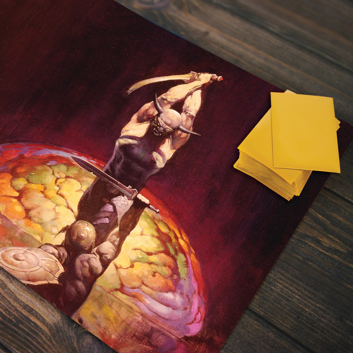 The Brain Playmat - Premium Playmat from Inked Gaming - Just $34.99! Shop now at Game Crave Tournament Store