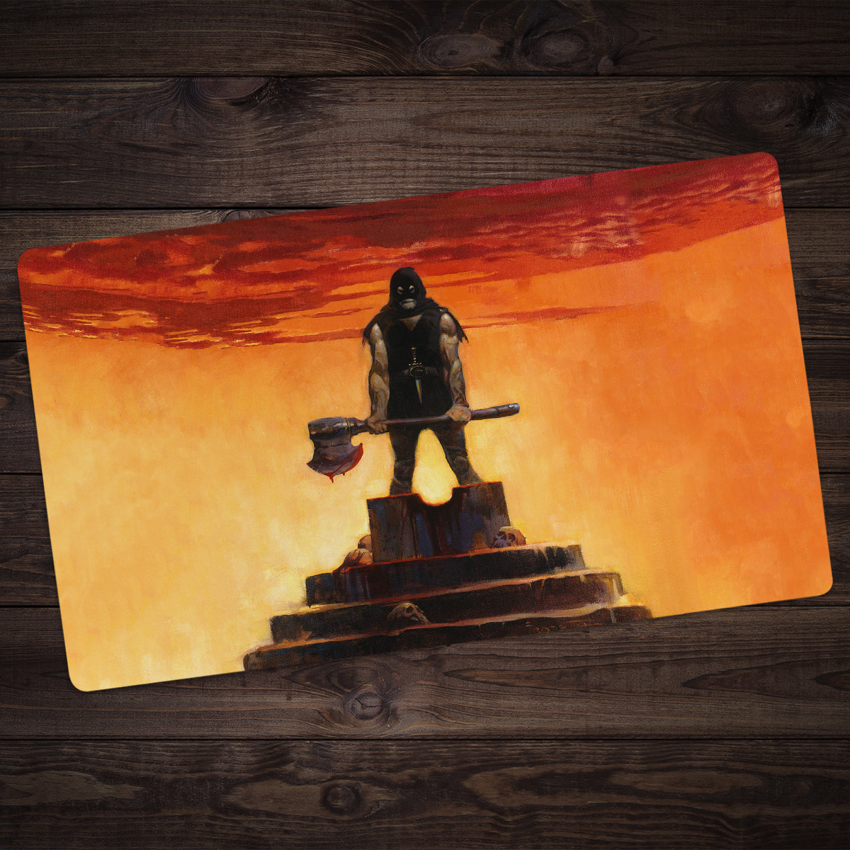 The Executioner Playmat - Premium Playmat from Inked Gaming - Just $34.99! Shop now at Game Crave Tournament Store