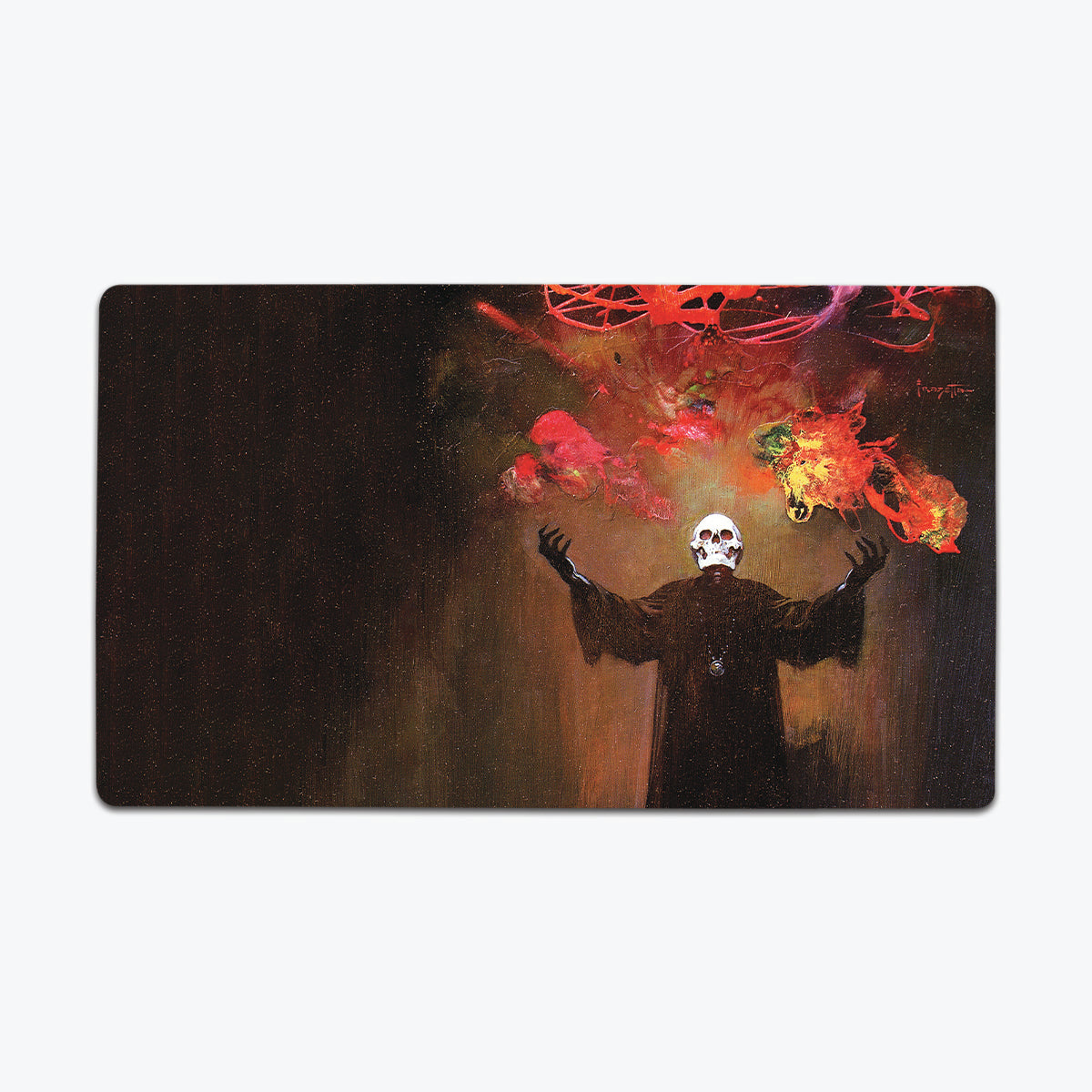 The Skull King Playmat - Premium Playmat from Inked Gaming - Just $34.99! Shop now at Game Crave Tournament Store