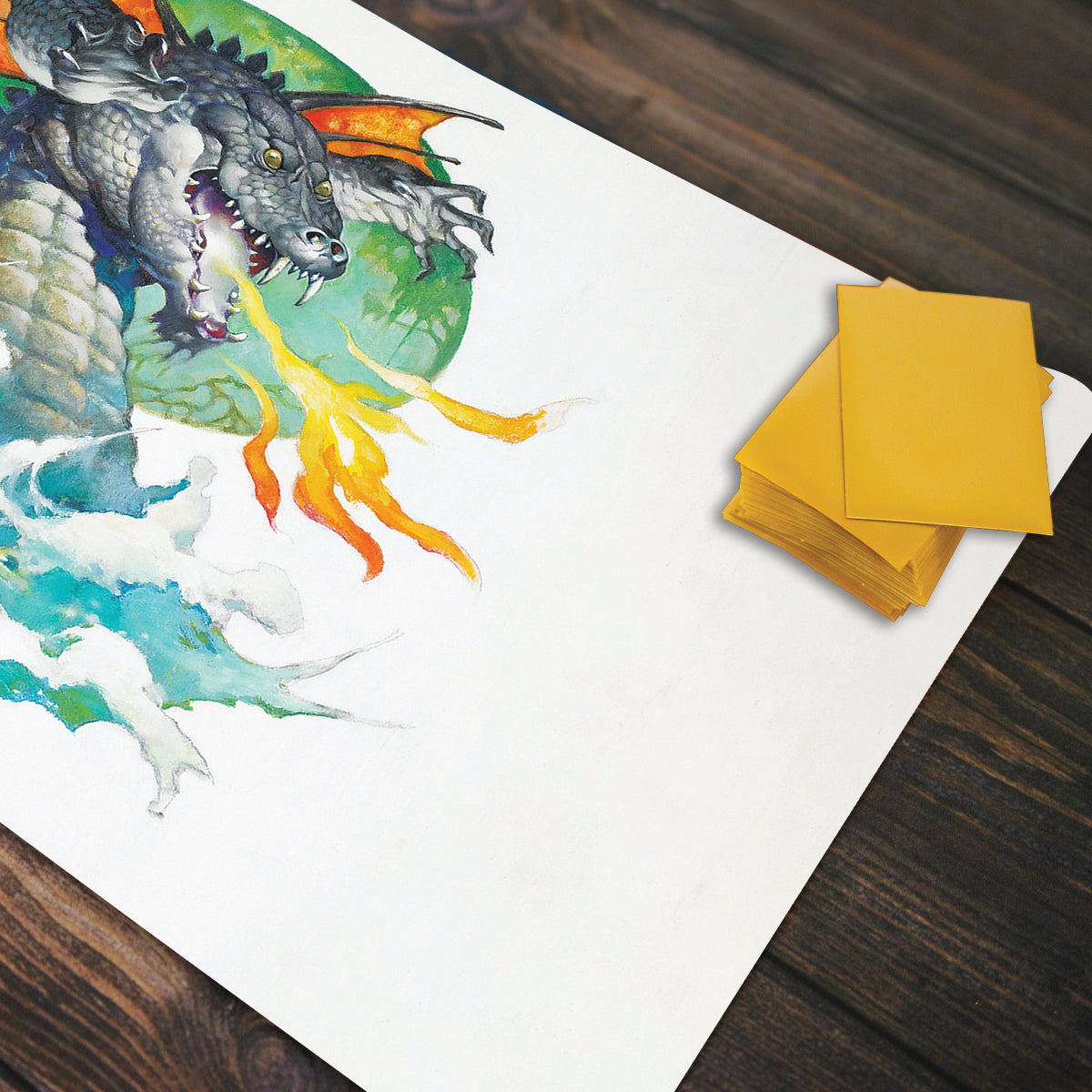 Winged Crocodile Dragon Playmat - Premium Playmat from Inked Gaming - Just $34.99! Shop now at Game Crave Tournament Store