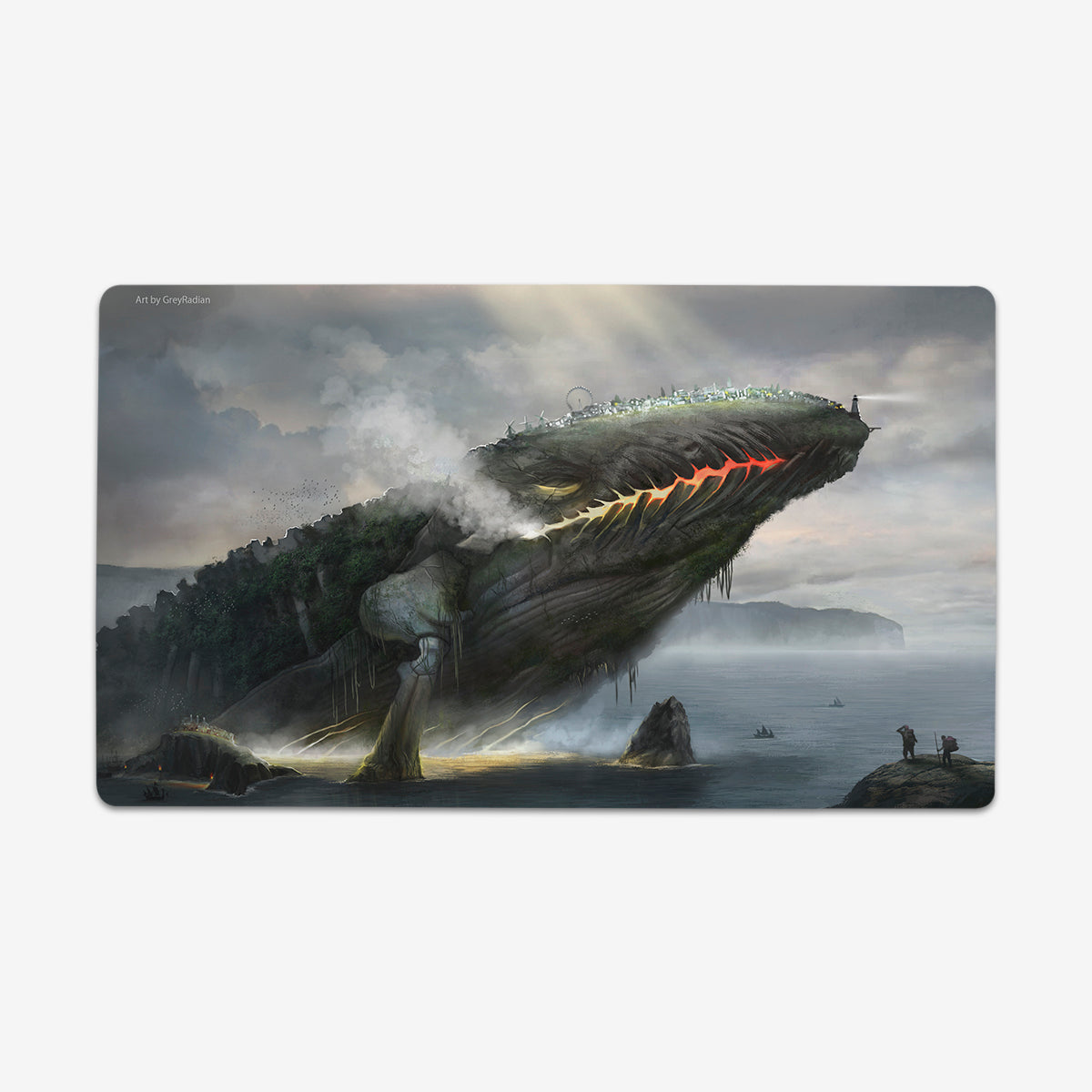 Whale Town Playmat - Premium Playmat from Inked Gaming - Just $34.99! Shop now at Game Crave Tournament Store