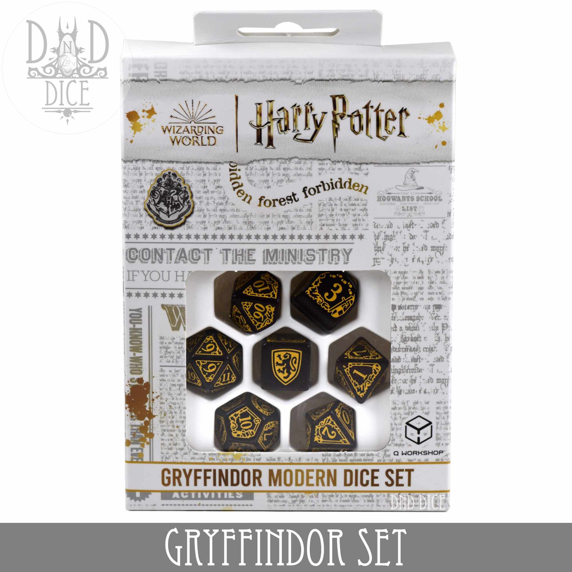 Harry Potter - Gryffindor Dice Set - Premium Dice Sets & Games from DND DICE - Just $24! Shop now at Game Crave Tournament Store