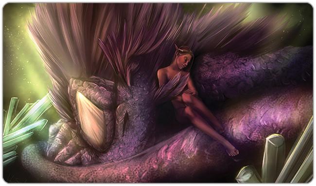 Sleeping with Dragons Playmat - Premium Playmat from Inked Gaming - Just $34.99! Shop now at Game Crave Tournament Store