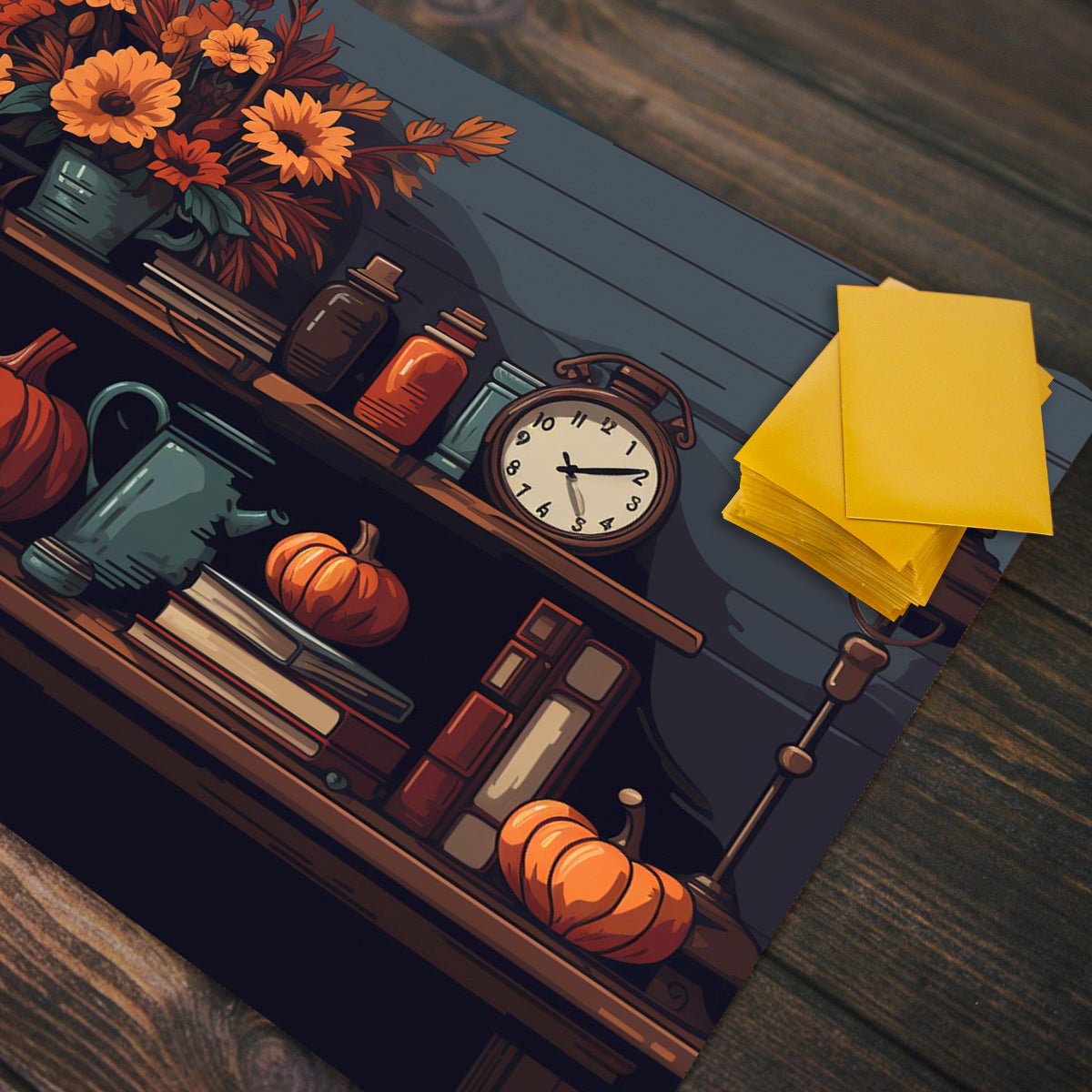 Sunflowers and Pumpkins Playmat - Premium Playmat from Inked Gaming - Just $34.99! Shop now at Game Crave Tournament Store