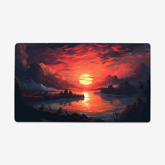 Sunset Reflection Playmat - Premium Playmat from Inked Gaming - Just $34.99! Shop now at Game Crave Tournament Store