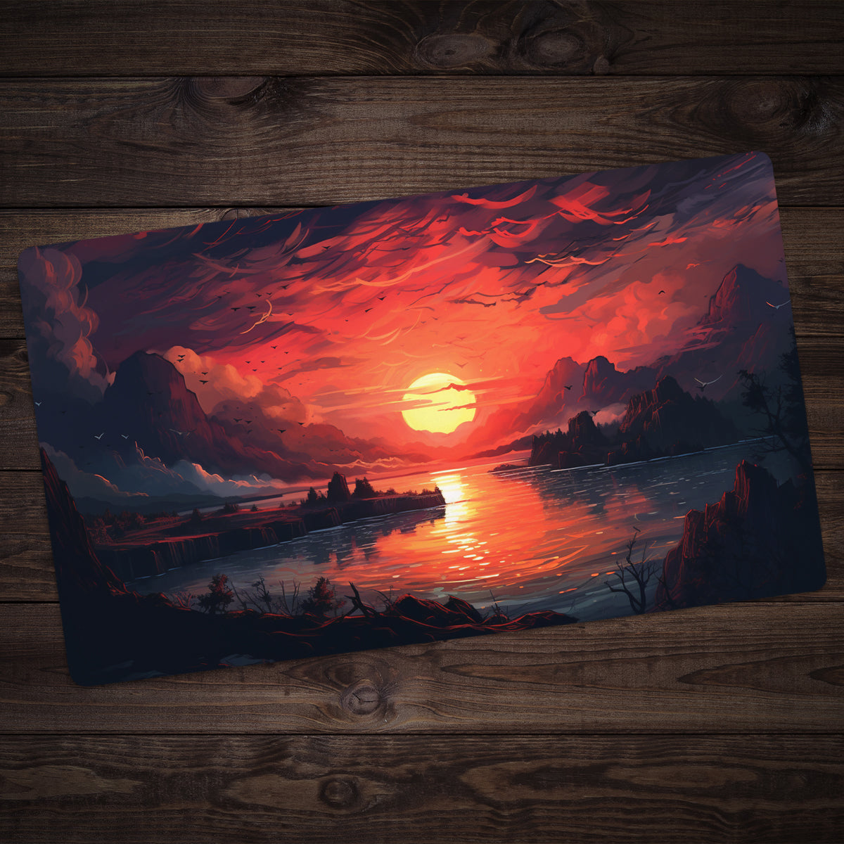 Sunset Reflection Playmat - Premium Playmat from Inked Gaming - Just $34.99! Shop now at Game Crave Tournament Store