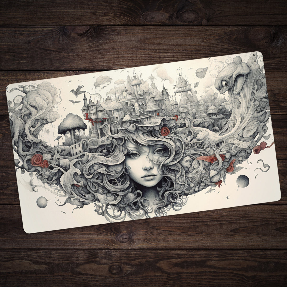 Swirling Thoughts Playmat - Premium Playmat from Inked Gaming - Just $34.99! Shop now at Game Crave Tournament Store