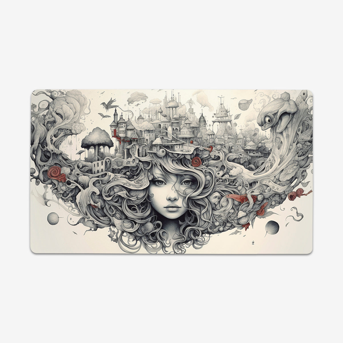 Swirling Thoughts Playmat - Premium Playmat from Inked Gaming - Just $34.99! Shop now at Game Crave Tournament Store