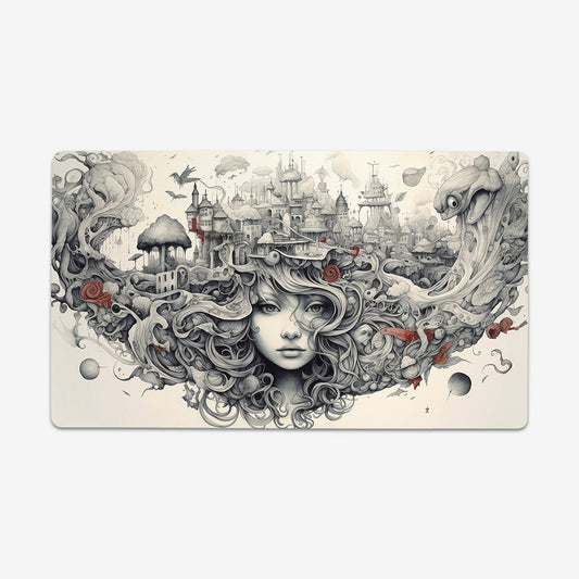 Swirling Thoughts Playmat - Premium Playmat from Inked Gaming - Just $34.99! Shop now at Game Crave Tournament Store