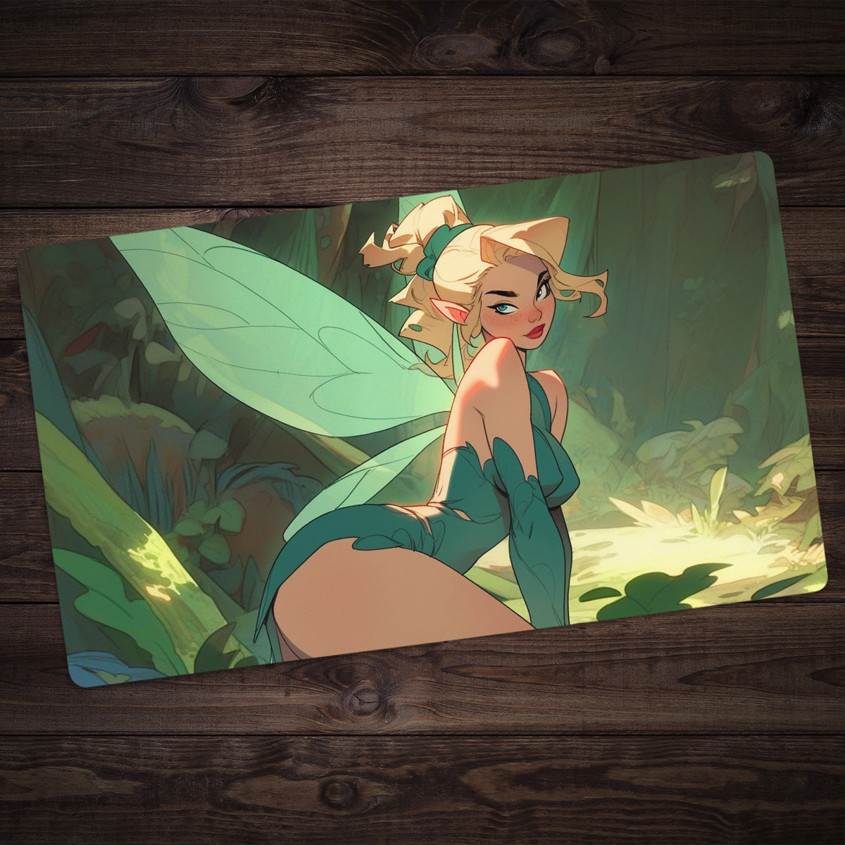 Teal Fairy Dreams Playmat - Premium Playmat from Inked Gaming - Just $34.99! Shop now at Game Crave Tournament Store
