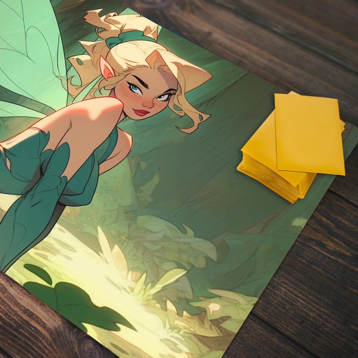 Teal Fairy Dreams Playmat - Premium Playmat from Inked Gaming - Just $34.99! Shop now at Game Crave Tournament Store