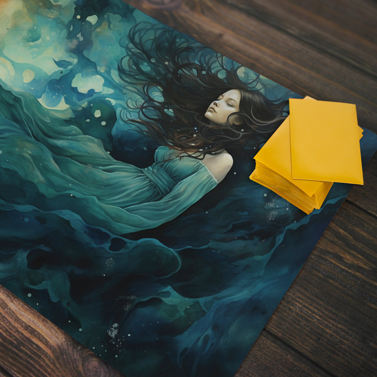 Teal Seas Playmat - Premium Playmat from Inked Gaming - Just $34.99! Shop now at Game Crave Tournament Store
