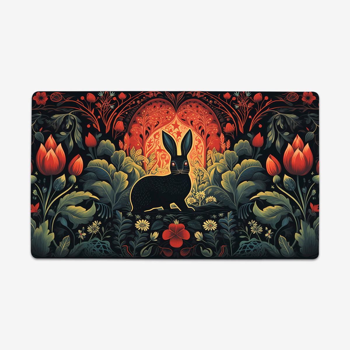 The Dark Hare Playmat - Premium Playmat from Inked Gaming - Just $34.99! Shop now at Game Crave Tournament Store