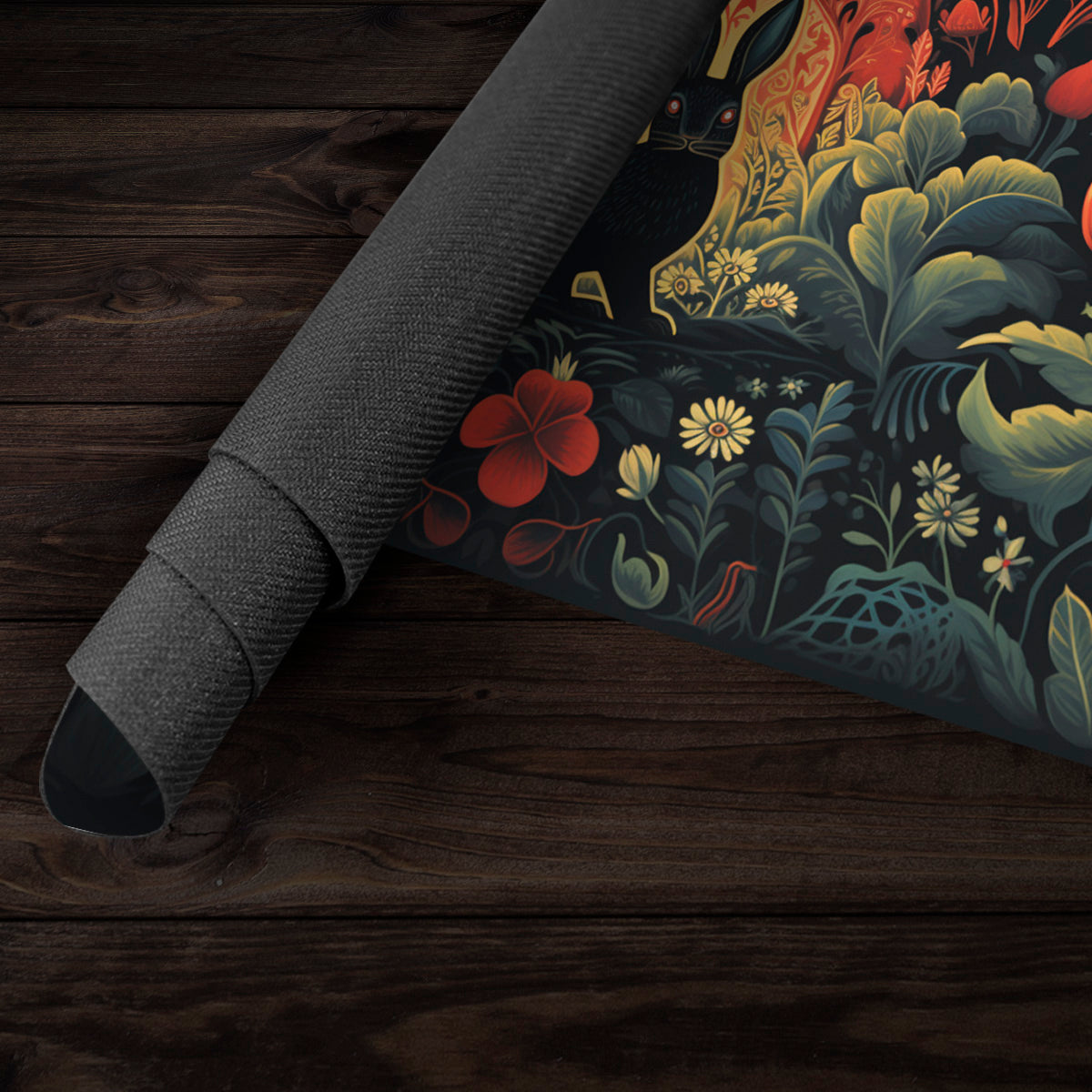 The Dark Hare Playmat - Premium Playmat from Inked Gaming - Just $34.99! Shop now at Game Crave Tournament Store