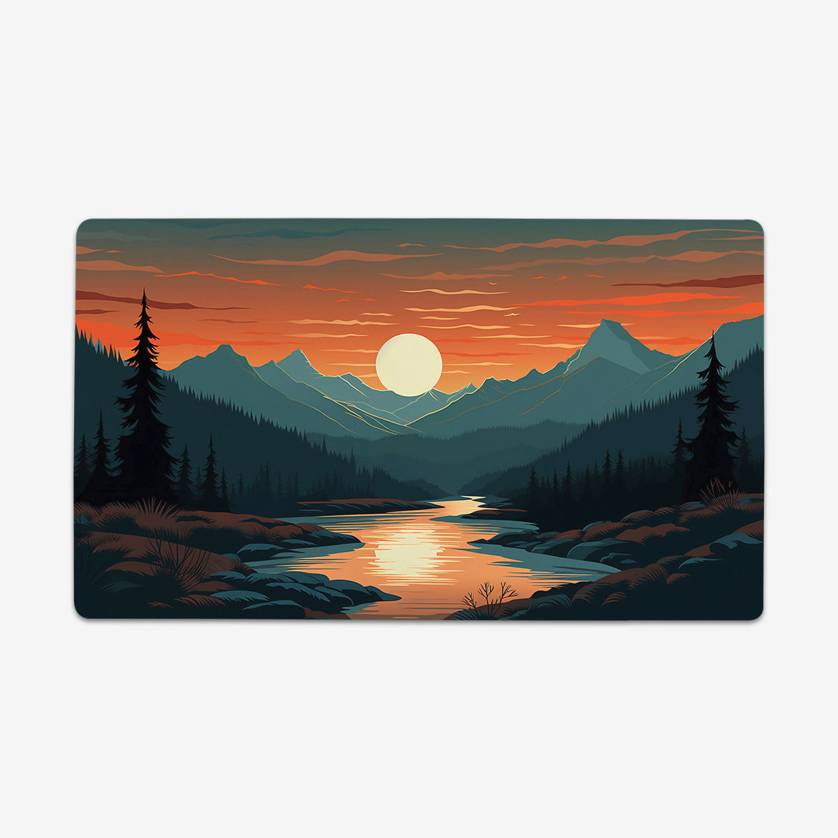 Up the Mountain Playmat - Premium Playmat from Inked Gaming - Just $34.99! Shop now at Game Crave Tournament Store