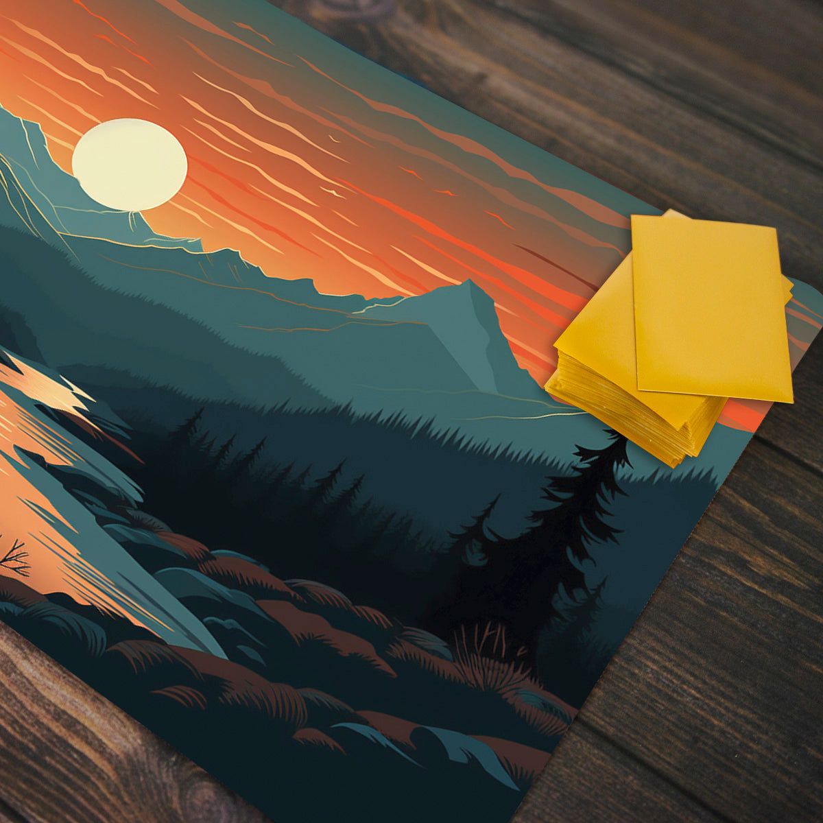 Up the Mountain Playmat - Premium Playmat from Inked Gaming - Just $34.99! Shop now at Game Crave Tournament Store