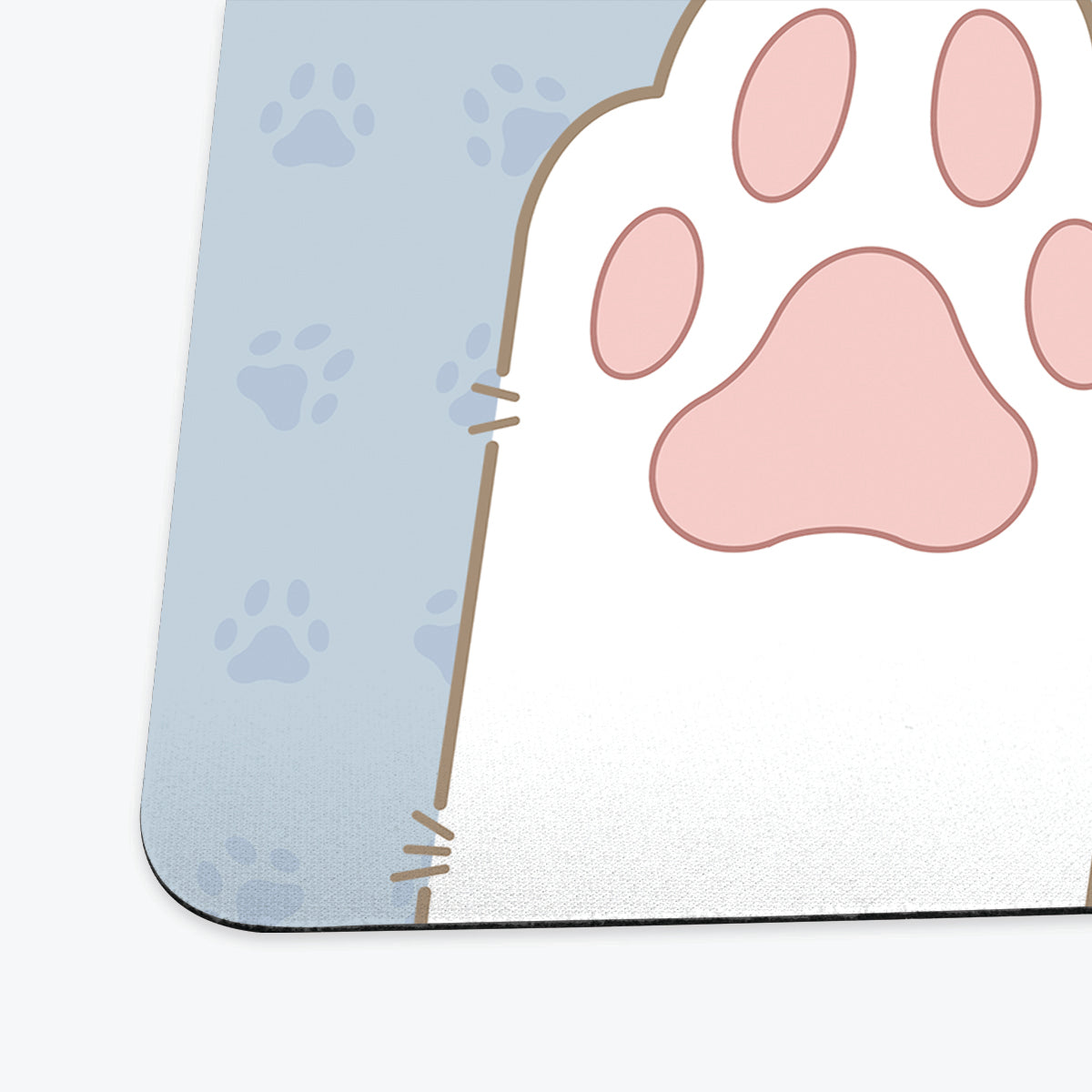 White Bean Kitten Paws Playmat - Premium Playmat from Inked Gaming - Just $34.99! Shop now at Game Crave Tournament Store