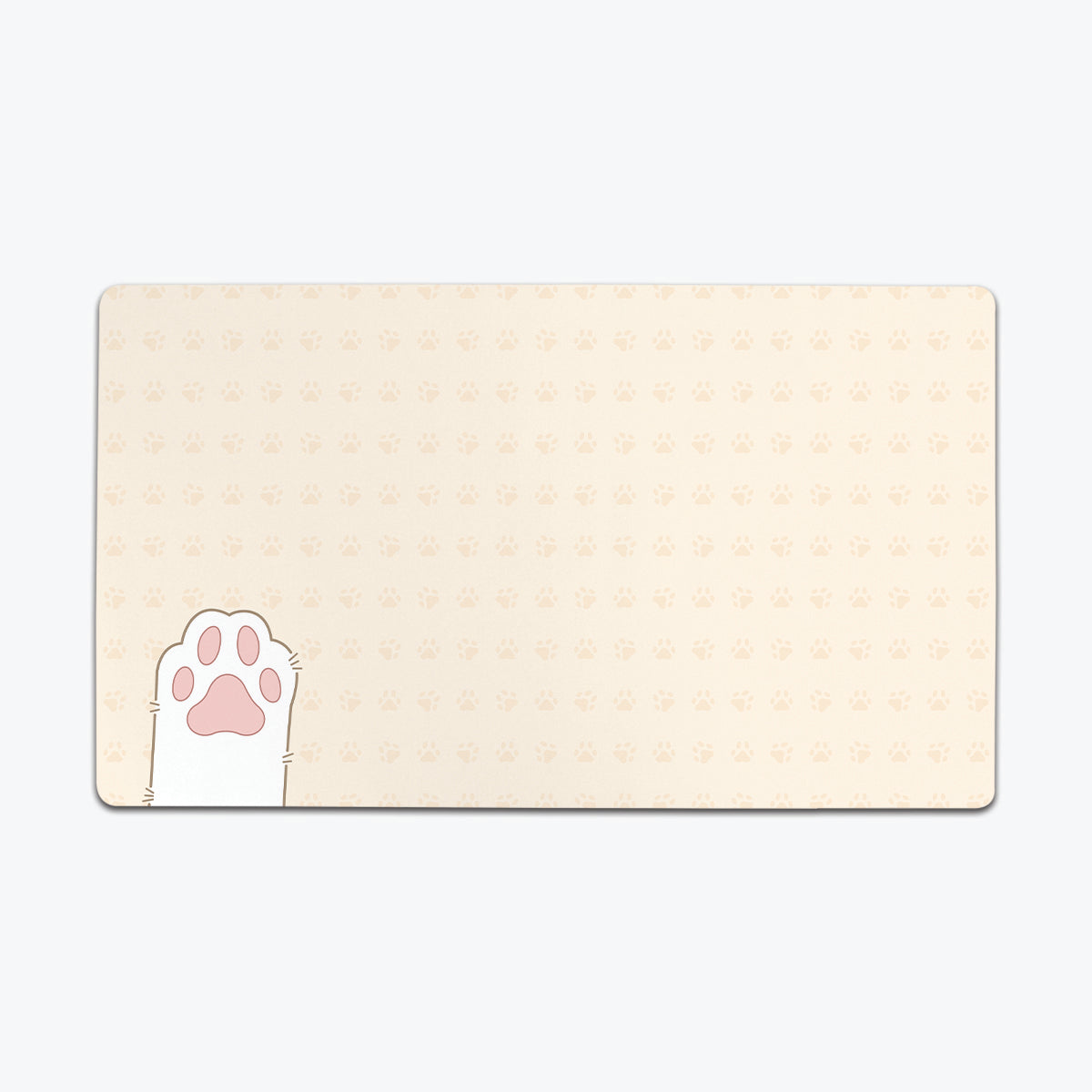 White Bean Kitten Paws Playmat - Premium Playmat from Inked Gaming - Just $34.99! Shop now at Game Crave Tournament Store