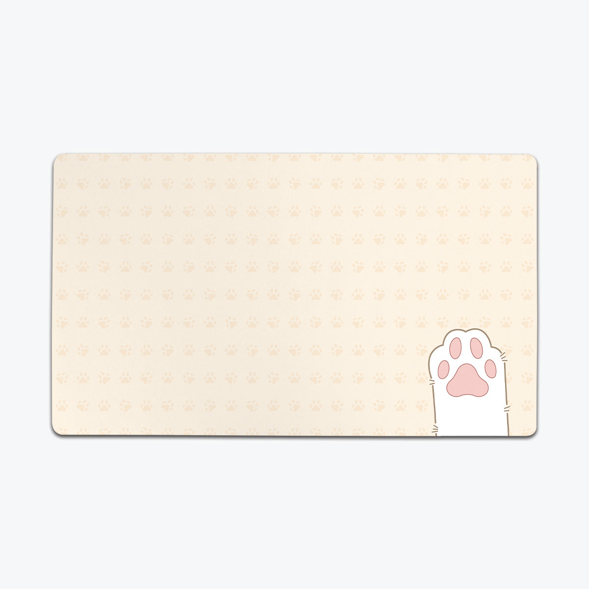 White Bean Kitten Paws Playmat - Premium Playmat from Inked Gaming - Just $34.99! Shop now at Game Crave Tournament Store